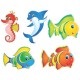 Themez Only Underwater Paper Cutout 5 Piece Pack